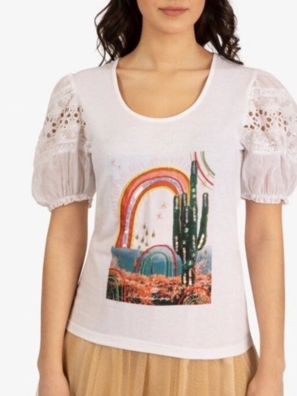 Beatnik Philosophy Western Oasis Dream Top - Size